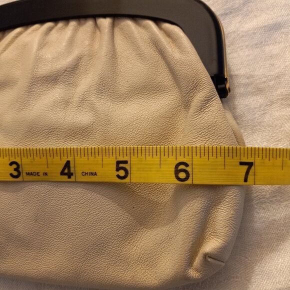 White Leather Small Bag - Picture 5 of 6